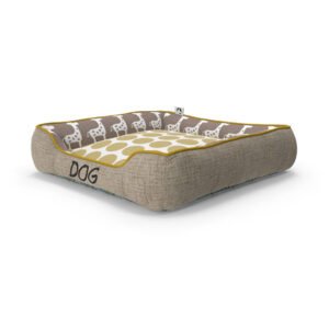 Pets at Home Linen Dog Bed Grey Big Size